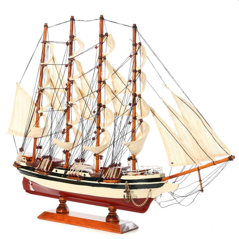 DIY Handmade Assembly Ship Craft Wooden Sailing Boat