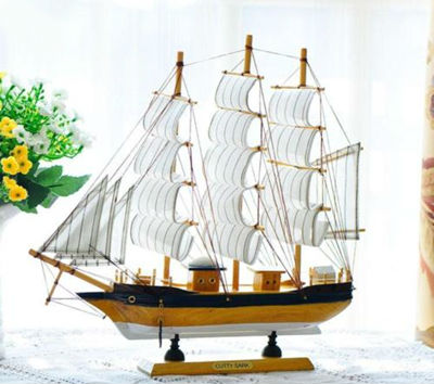 Wooden Ship Model Pirate Sailing Boats