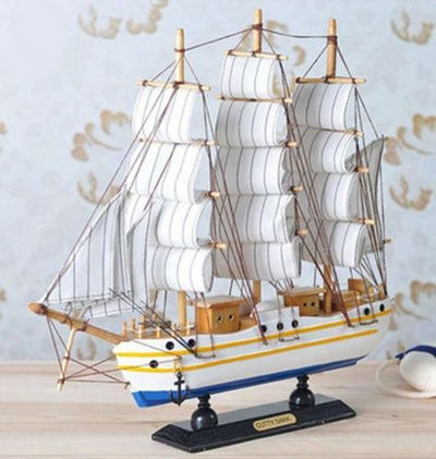 Wooden Ship Model Pirate Sailing Boats