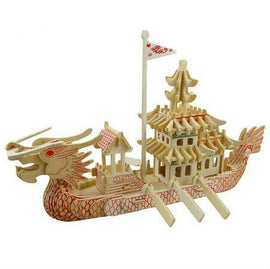 Wooden Building Model Toy Gift Puzzle Hand Work Assemble