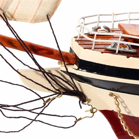 DIY Handmade Assembly Ship Craft Wooden Sailing Boat