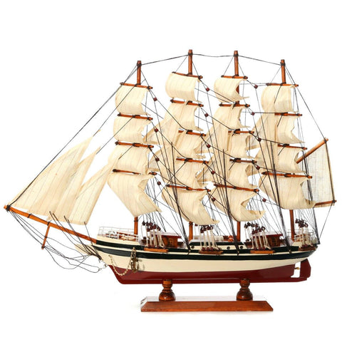 DIY Handmade Assembly Ship Craft Wooden Sailing Boat