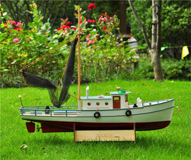 Fishing Ship Remote Control Wood Boat SC MODEL kit
