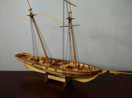 Classics Antique Wooden Sail Boat Model Kits Harvey