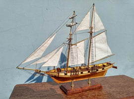 Classic Wooden Sail Boat Model
