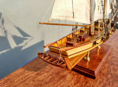 Classic Wooden Sail Boat Model