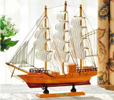 Wooden Ship Model Pirate Sailing Boats