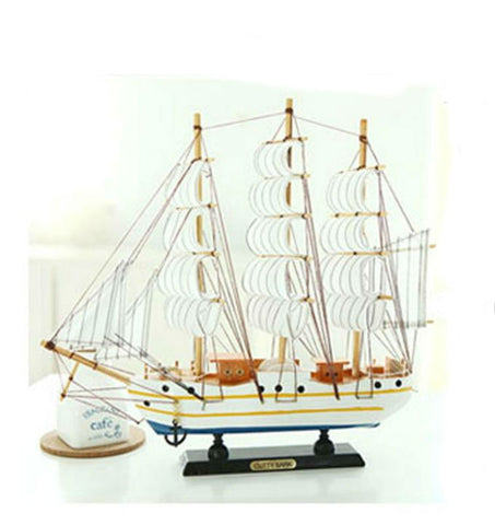 Wooden Ship Model Pirate Sailing Boats