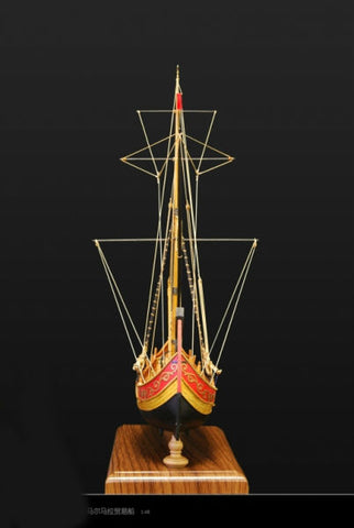 Classical Turkey Marmara Trade Boat Sailboat Model