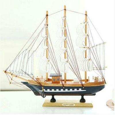 Wooden Ship Model Pirate Sailing Boats